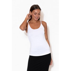 White Reversible Cami